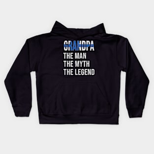 Grand Father Finnish Grandpa The Man The Myth The Legend - Gift for Finnish Dad With Roots From  Finland Kids Hoodie